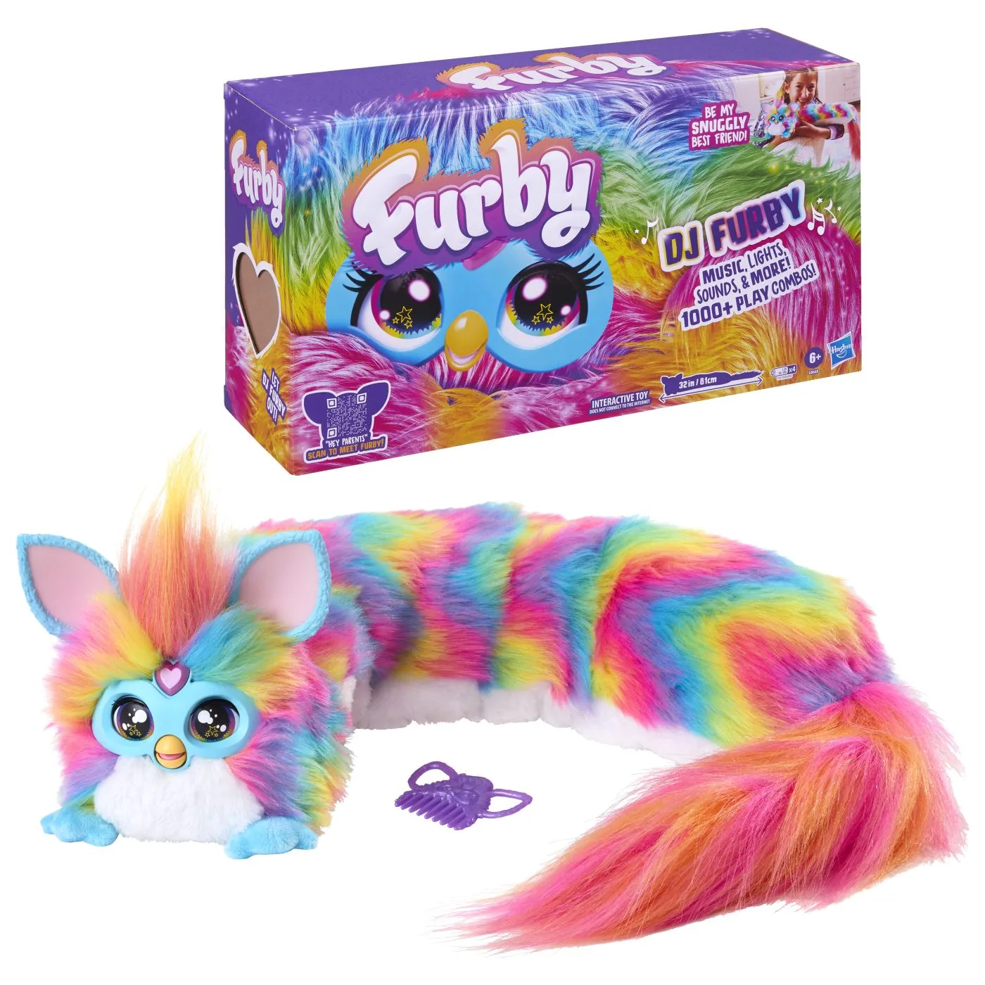 Furby dj furblets jucarie interactiva curcubeu, copii varsta 6 ani pana la 10 ani [6]
