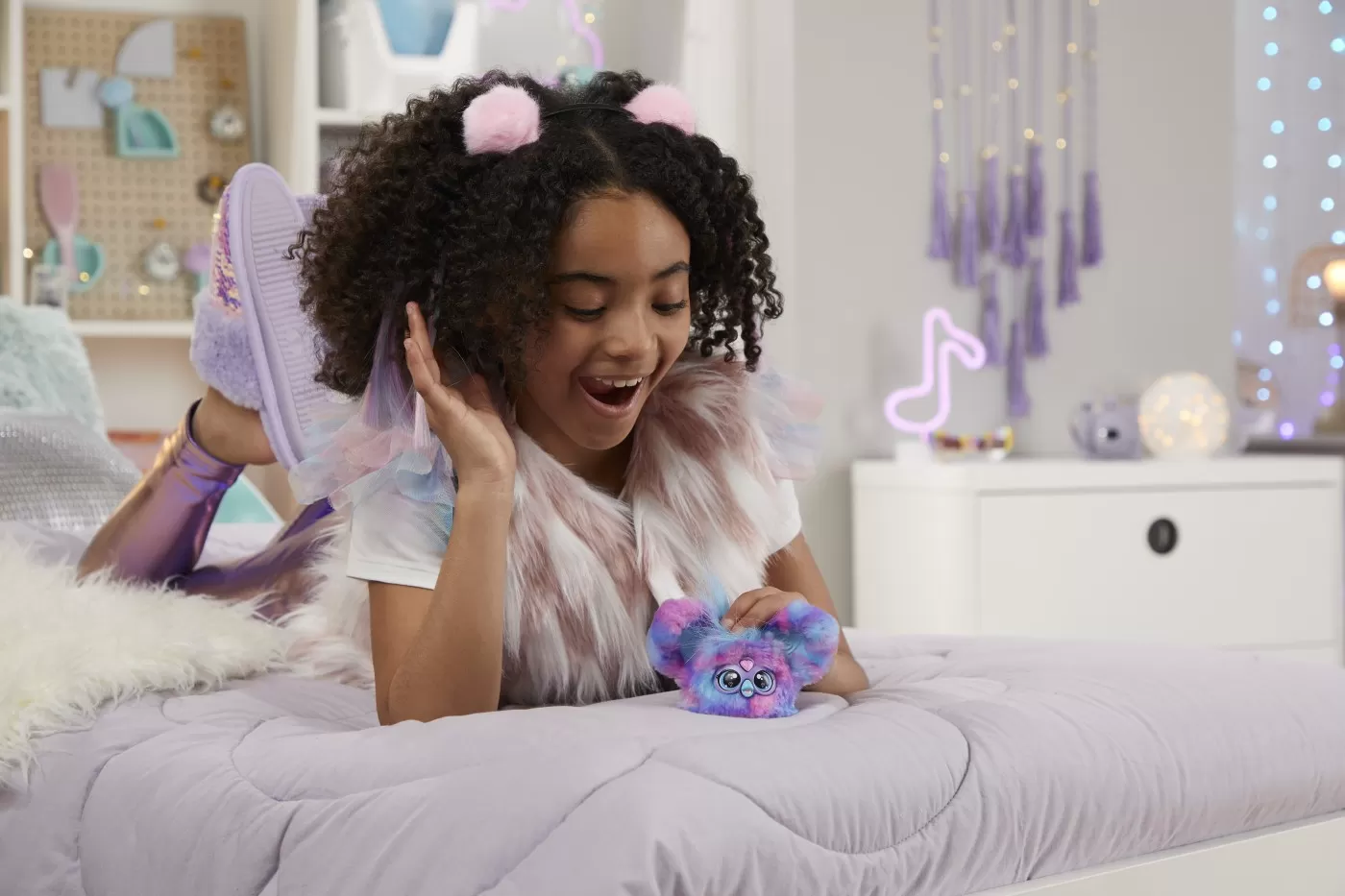 Furby furblets jucarie interactiva luv-lee, varsta de la 6 ani la 12 ani [3]