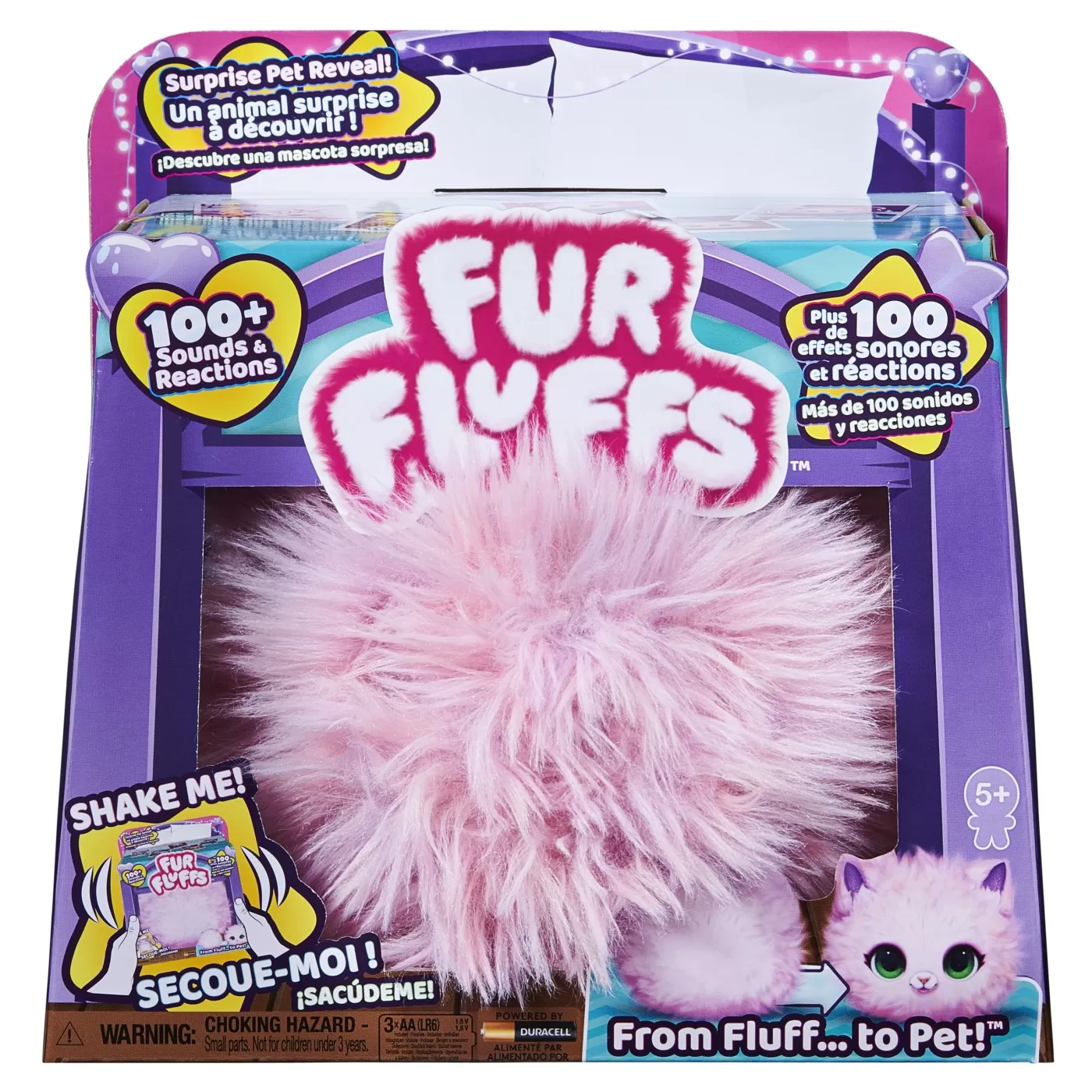 Jucării bebeluși - Furr fluffs plus interactiv pisicuta