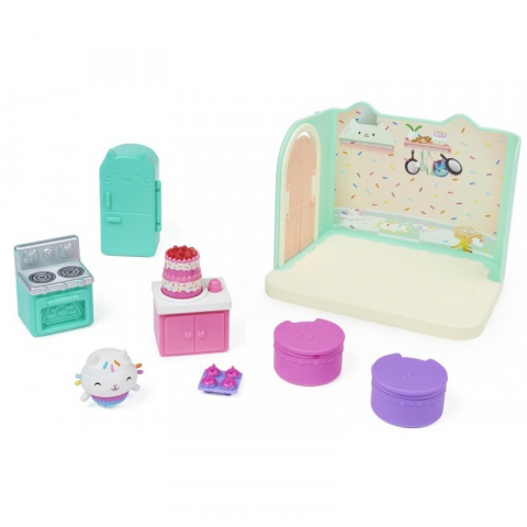 Gabbys dollhouse casa de lux cofetaria lui cakey, varsta de la 3 ani la 10 ani [1]
