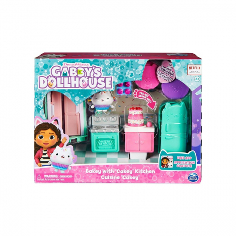 Jucării și Jocuri pentru copii - Gabbys dollhouse casa de lux cofetaria lui cakey, varsta de la 3 ani la 10 ani