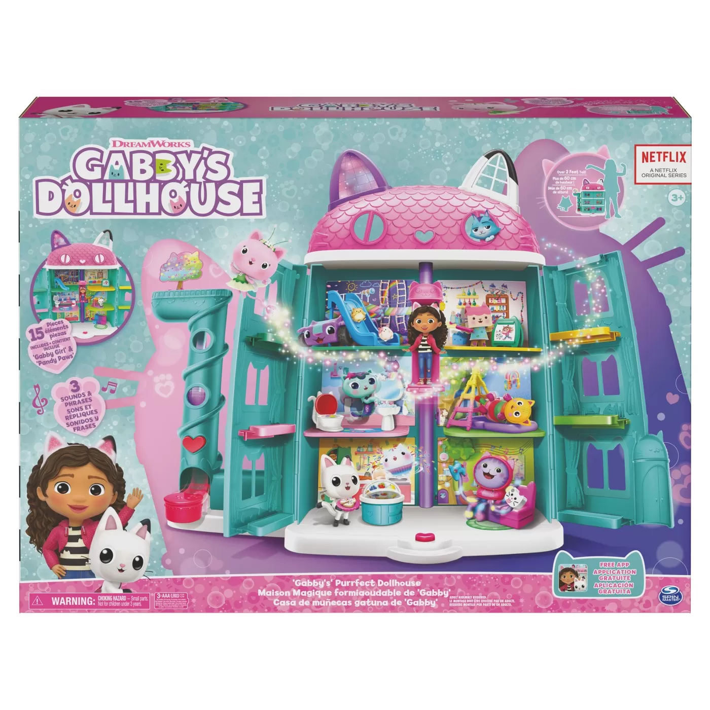Jucării și Jocuri pentru copii - Gabbys dollhouse casa purrfect a lui gabby