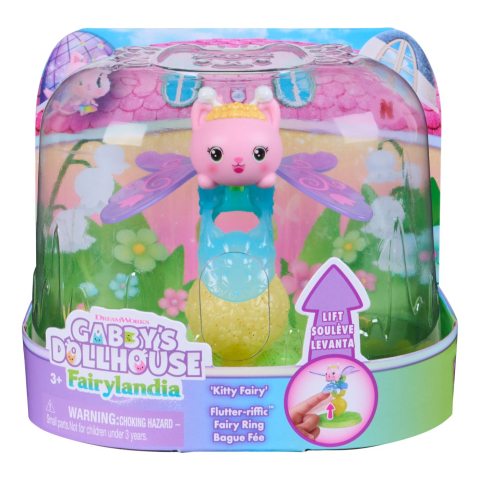 Îmbrăcăminte și accesorii - Gabbys dollhouse fairylandia inel de zana cu figurina kitty fairy copii varsta 3 ani - 8 ani