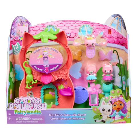 Jucării și Jocuri pentru copii - Gabbys dollhouse fairylandia set de joaca zana pisicutei cu figurine si accesorii