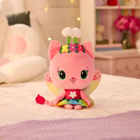 Gabbys dollhouse fairylandia zana pisicuta de plus interactiva  [8]