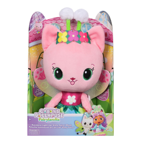 Jucarii de Plus - Gabbys dollhouse fairylandia zana pisicuta de plus interactiva 
