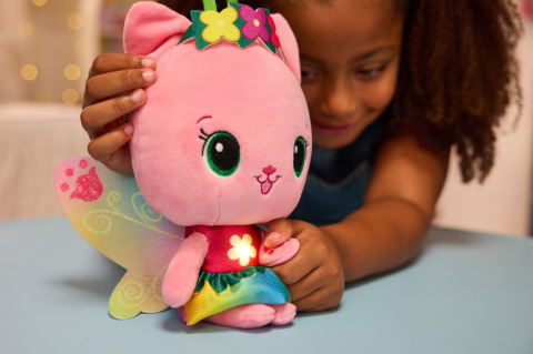 Gabbys dollhouse fairylandia zana pisicuta de plus interactiva  [6]