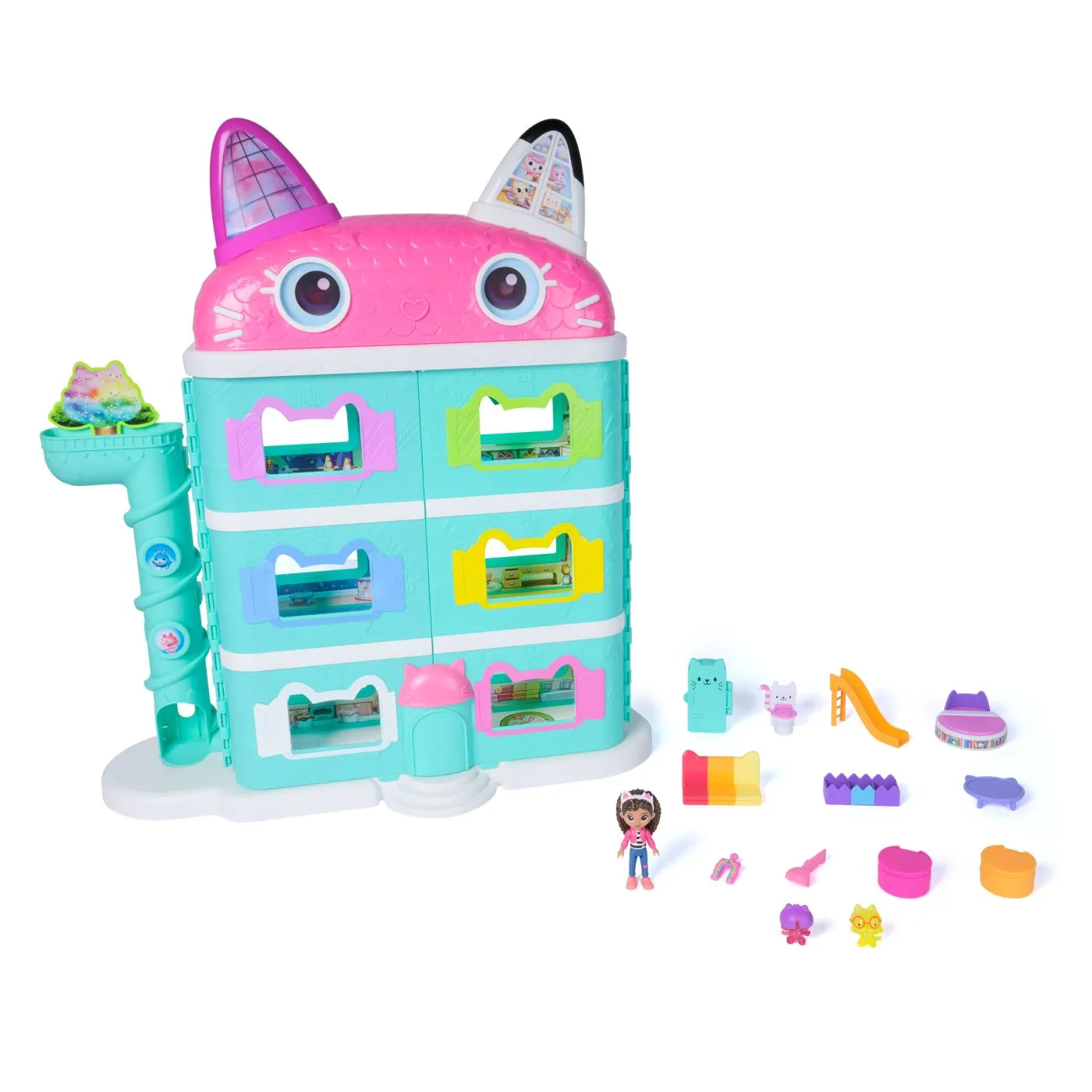 Gabbys dollhouse filmul casa de papusi a lui gabbys meow mazing cu accesorii, copii 3 ani-7 ani [1]