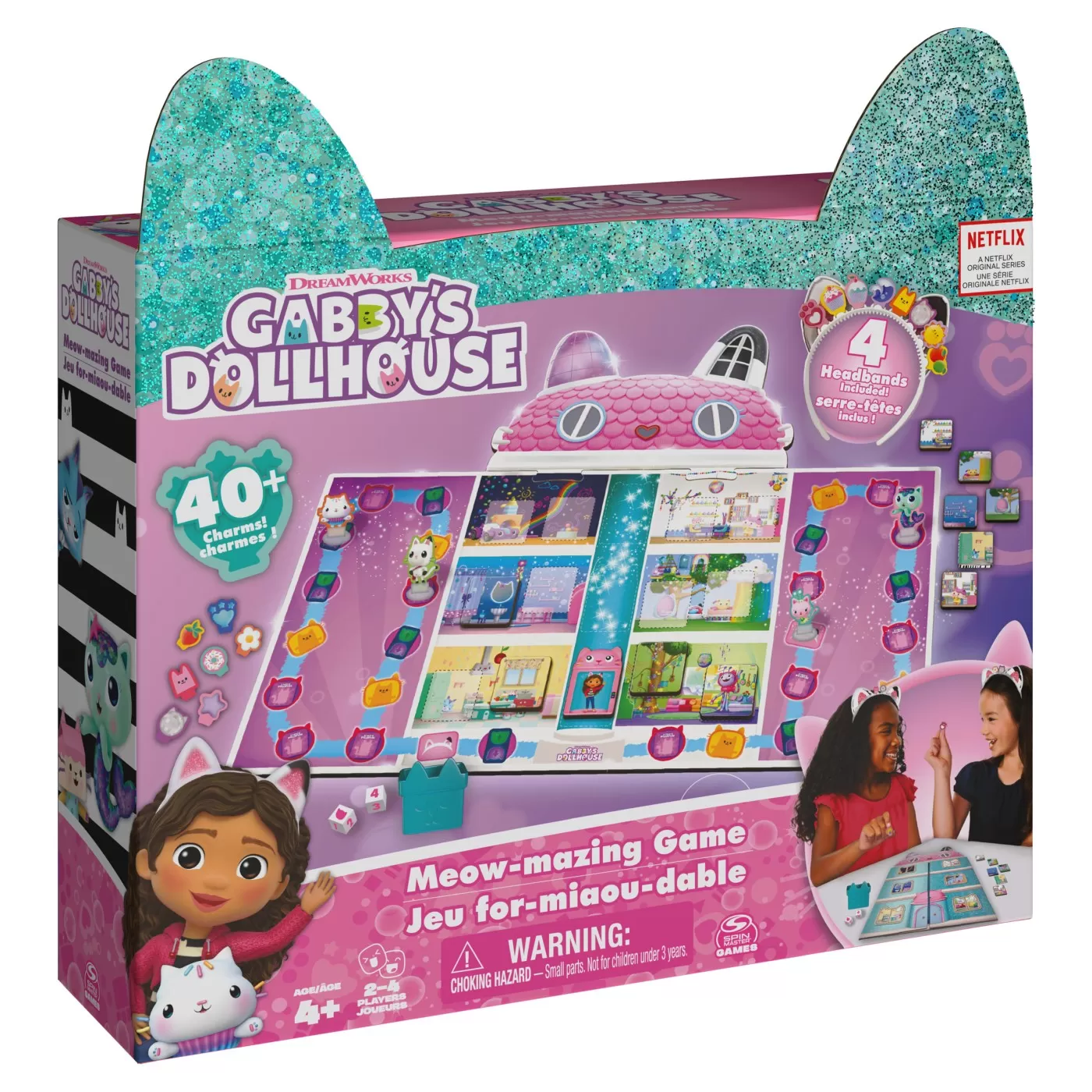 Jucării și Jocuri pentru copii - Joc de societate, Miau Miau, Gabbys Dollhouse