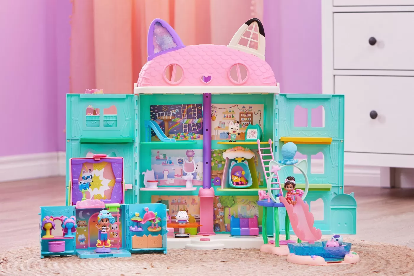 Gabbys dollhouse set de joaca piscina [3]
