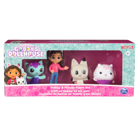 Jucării și Jocuri pentru copii - Gabbys dollhouse set gabby si prietenii 4 figurine copii varsta 2 ani - 7 ani
