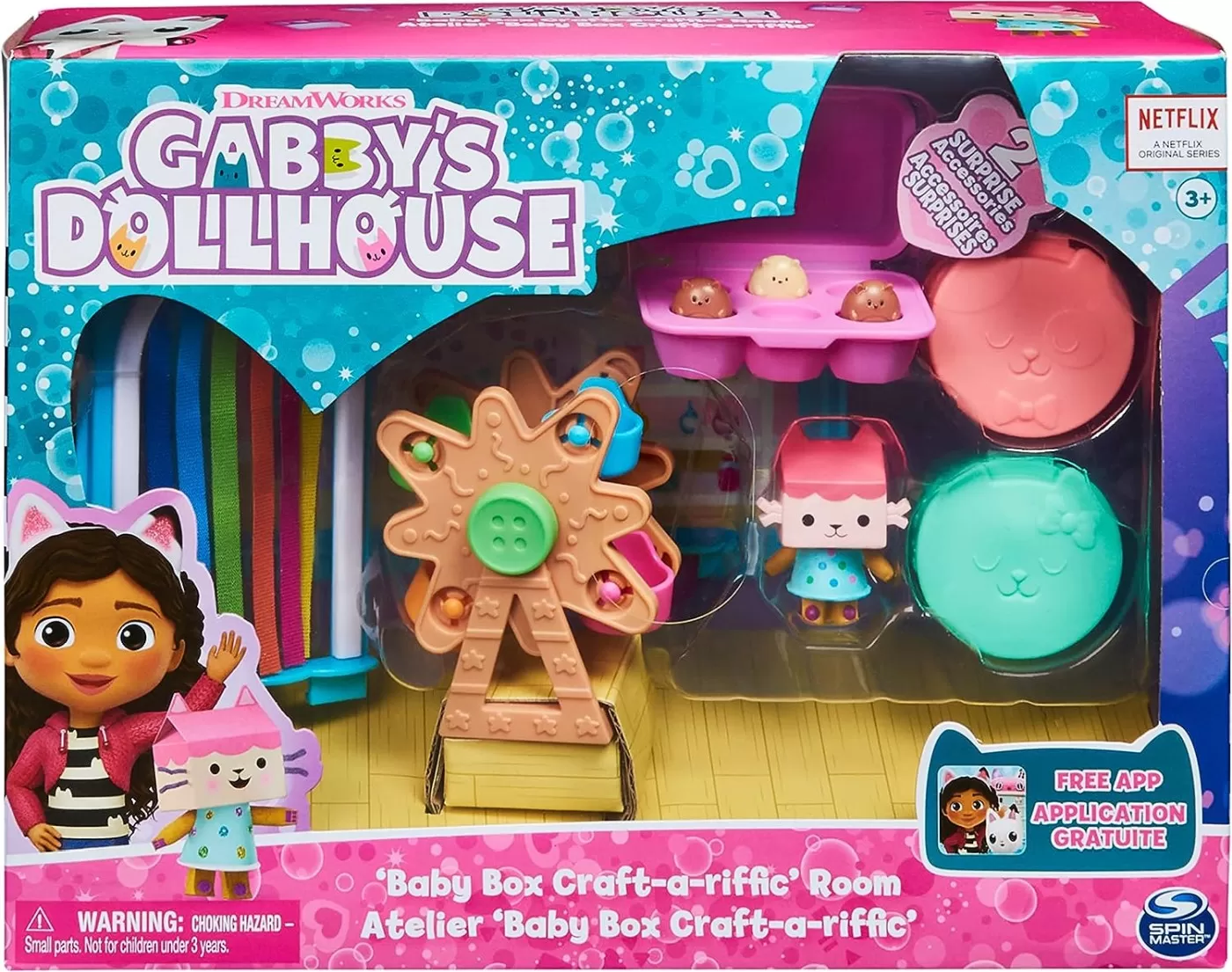 Jucării și Jocuri pentru copii - Gabbys dollhouse set studio de arta