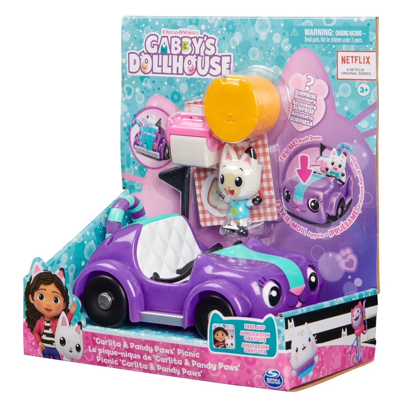 Gabbys dollhouse vehicul cu figurina [1]