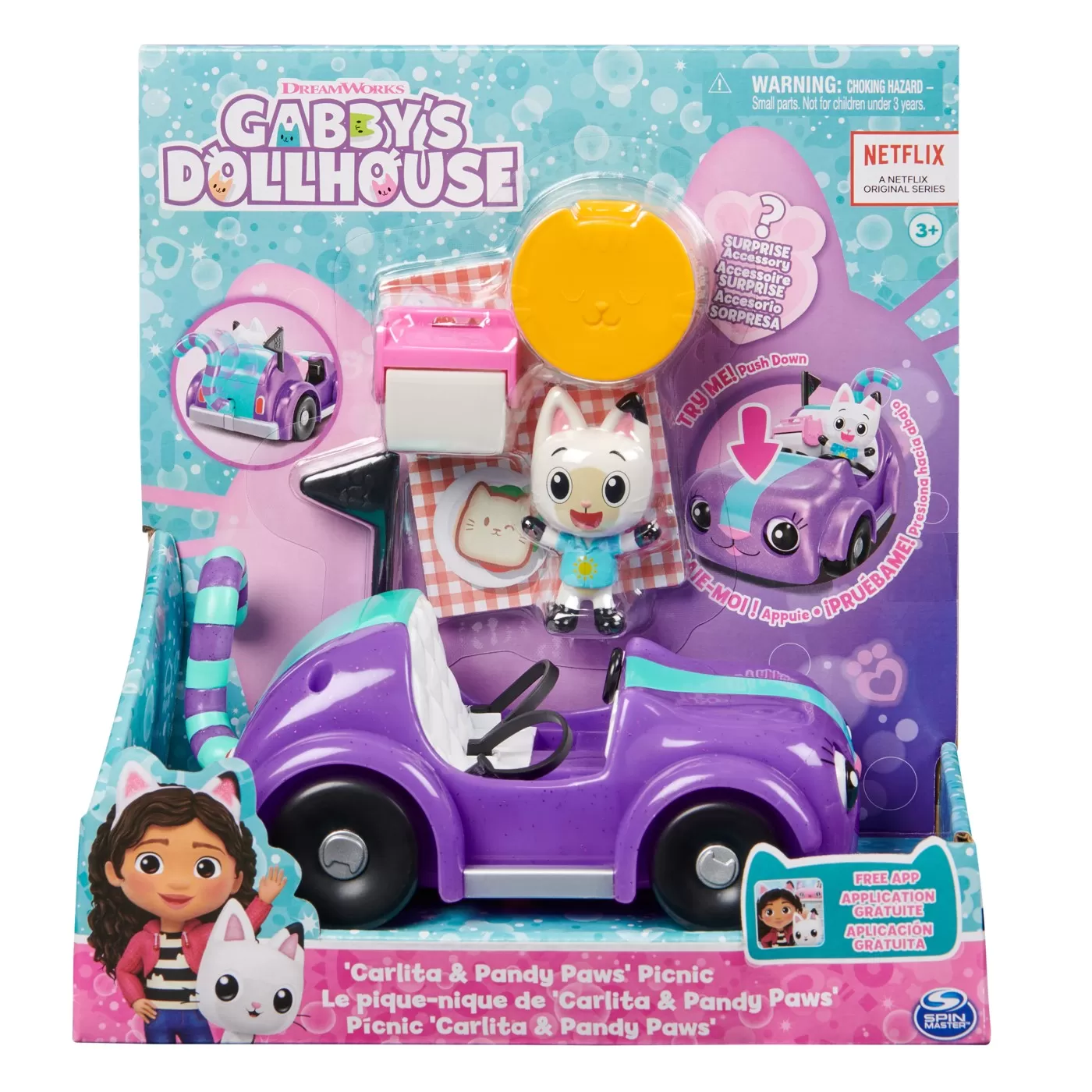 Jucării și Jocuri pentru copii - Gabbys dollhouse vehicul cu figurina