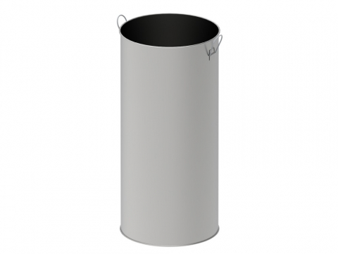 Cutii depozitare și organizatoare - Găleată interioară rotundă inox 45 L