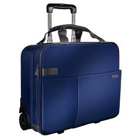 Articole pentru birou - Geanta cu 2 rotile albastru-violet smart traveller leitz