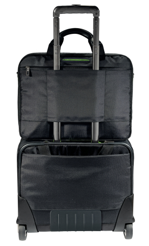 Geanta cu 2 rotile neagra smart traveller leitz [4]