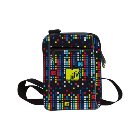 Îmbrăcăminte și accesorii - Geanta de umar St.Majewski MTV 291692, cu buzunar, negru, 25cm