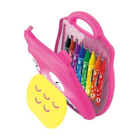 Gentuta coloriaj Keyroad Color-Kit KR971745, 6 carioci jumbo, 8 creioane cerate jumbo, 1 poster [5]