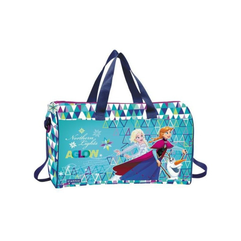 Îmbrăcăminte și accesorii - Gentuta de umar Starpak Frozen 372667, cu romburi colorate, pentru fetite, albastru, 27x39x21cm