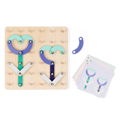 Geoplank, joc creativ din lemn, copii varsta 4-10 ani [2]