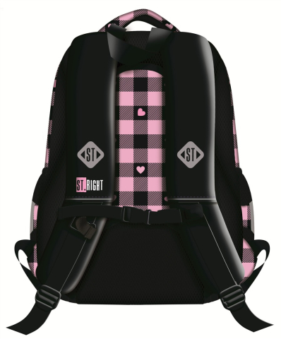 Ghiozdan cl 0 bp-26 pink checkered st.right majewski [1]