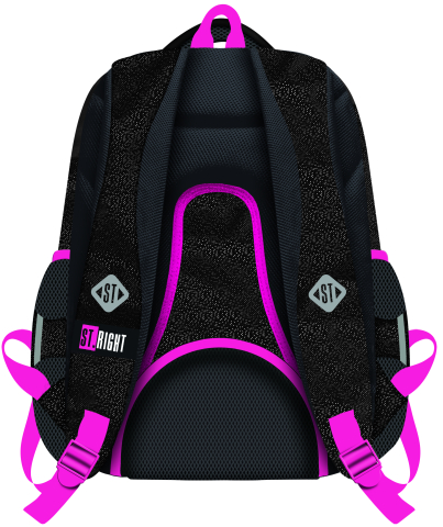 Ghiozdan cl v-viii bp-06 black glitter st.right majewski [1]