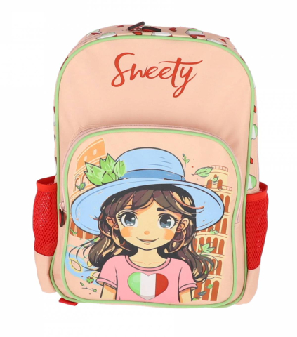 Rechizite Școlare - Ghiozdan clasa 0 3 fermoare sweety pigna