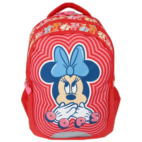 Rechizite Școlare - Ghiozdan clasa 0 minnie mouse rosu oops 3 fermoare pigna