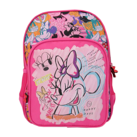 Rechizite Școlare - Ghiozdan clasa 0 minnie mouse roz who me 2 fermoare pigna