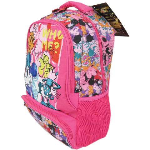 Ghiozdan clasa 0 minnie mouse roz who me 3 fermoare pigna [1]