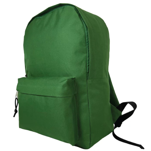 Rechizite Școlare - Ghiozdan gimnaziu simplu 42*30*14cm verde 2 fermoare pigna