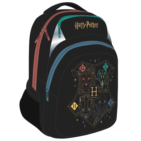 Rechizite Școlare - Ghiozdan gimnaziu teens harry potter negru pigna