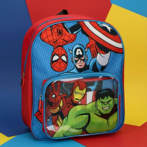 Ghiozdan gradinita Cerda Avengers, 25cm, 2 compartiment, 25x30x12cm, 629286 [2]