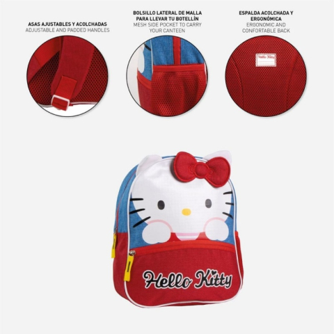 Ghiozdan gradinita Cerda HelloKitty, 15.5x30x10cm, 510492 [6]