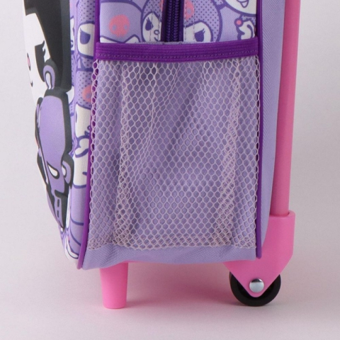 Ghiozdan gradinita Cerda Kuromi 3D, 25cm, 1 compartiment, tip troller, 25x30x12cm, 630046 [5]