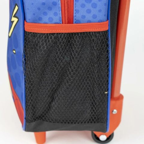 Ghiozdan gradinita Cerda Spiderman 3D, 31cm, 1 compartiment, tip troller, albastru cu rosu, 37026 [3]