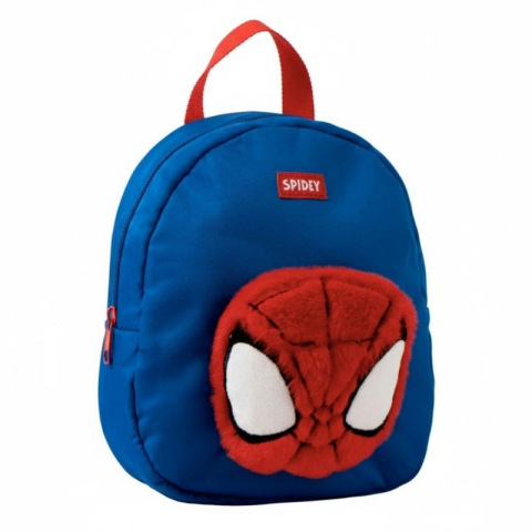 Rechizite Școlare - Ghiozdan gradinita Cerda Spidey, 19cm, 1 compartiment, 19x20x6cm, 628814