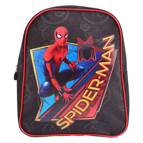 Rechizite Școlare - Ghiozdan gradinita mini spiderman negru pigna