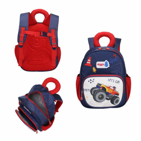 Rechizite Școlare - Ghiozdan gradinita road racing Milla 1078 30.5x23.5x12.5cm