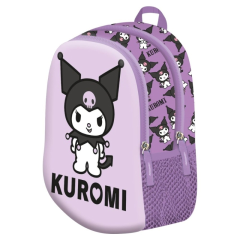 Rechizite Școlare - Ghiozdan gradinita St.Majewski Kuromi Violet, 30cm, 2 compartimente, D6, 694141