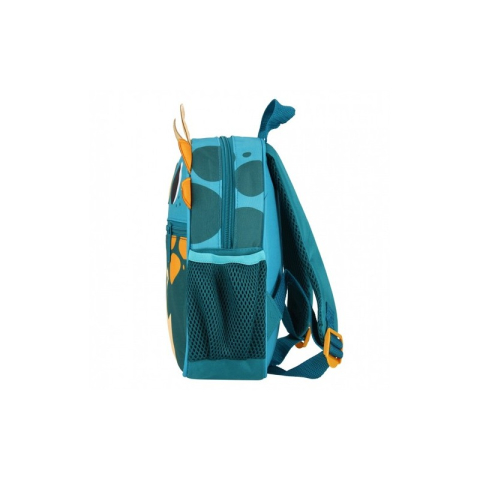 Ghiozdan gradinita Starpak Dino, 26cm, 1 compartiment, turcoaz cu portocaliu, 527201 [3]