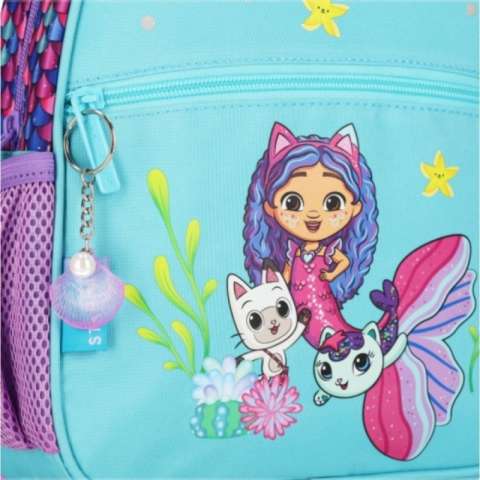 Ghiozdan gradinita Starpak Gabby's Dollhouse, 26cm, 1 compartiment, 26x23x9cm, 575071 [4]