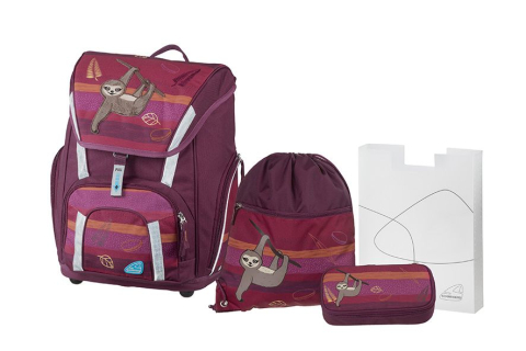Ghiozdan lazy lewis smart rosu+etui, sac sport,cut.pt carti schn [1]