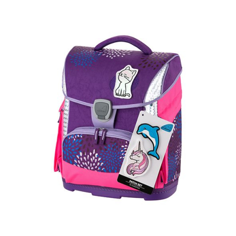 Rechizite Școlare - Ghiozdan sprinkle plus violet+etui,sac sport,stickere,cut. carti