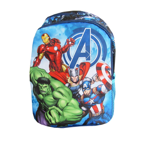 Rechizite Școlare - Ghiozdan St.Majewski Avengers, gradinita, 2 compartimente, 2 buzunare, albastru, 651373