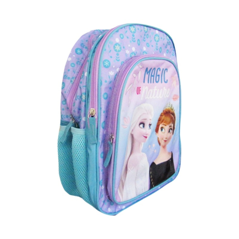 Ghiozdan St.Majewski Frozen - Magic of Nature, 38cm, 3 compartimente, 2 buzunare, bleu cu mov [1]