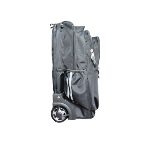 Ghiozdan St.Majewski St.Right Black, 44cm, 4 compartimente, tip troller, negru, TB-01 / 674587 [3]