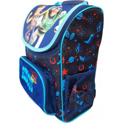 Ghiozdan St.Majewski Toy Story 4, 1 compartiment, 3 buzunare, bleumarin, 207204 [4]