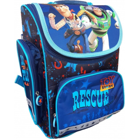 Rechizite Școlare - Ghiozdan St.Majewski Toy Story 4, 1 compartiment, 3 buzunare, bleumarin, 207204